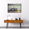 imageWieco Art Gallery Wrapped Canvas Prints Life is Short Chill the Duck Out Banksy Boys Artwork Reproduction Graffiti Poster Print on Canvas Wall Art for Bedroom Home Kitchen Decorations36L x 24W