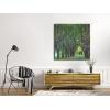 imageWieco Art Gold Framed Art Avenue in Schloss Kammer Park1912 by Gustav Klimt Famous Artwork Oil Paintings Reproduction for Living Room Home Office Decoration32L x 32W