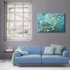 imageWieco Art Huge Gallery Wrapped Giclee Canvas Print by Classic Van Gogh Reproductions Almond Blossom Modern Canvas Wall Art Ready to Hang for Living Room Bedroom Home Office Decorations28L x 20W