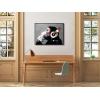 imageWieco Art Large Black Framed Monkey With Headphones Banksy Graffiti Art Abstract Canvas Painting for Home Decor Canvas Wall Art for Living Room Decoration Wall Decor ampamp Office Decor