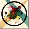 imageWieco Art Large Canvas Prints Wall Art Circles in a Circle 1923 by Wassily Kandinsky Classic Abstract Art Reproductions Canvas Wall Art for Living Room Home Decor Wall Decorations32L x 24W