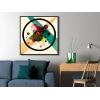imageWieco Art Large Canvas Prints Wall Art Circles in a Circle 1923 by Wassily Kandinsky Classic Abstract Art Reproductions Canvas Wall Art for Living Room Home Decor Wall Decorations24x24inch60x60cm Black Frame