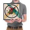 imageWieco Art Large Canvas Prints Wall Art Circles in a Circle 1923 by Wassily Kandinsky Classic Abstract Art Reproductions Canvas Wall Art for Living Room Home Decor Wall Decorations13L x 13W