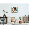 imageWieco Art Large Canvas Prints Wall Art Circles in a Circle 1923 by Wassily Kandinsky Classic Abstract Art Reproductions Canvas Wall Art for Living Room Home Decor Wall Decorations24x24inch60x60cm Black Frame