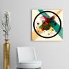 imageWieco Art Large Canvas Prints Wall Art Circles in a Circle 1923 by Wassily Kandinsky Classic Abstract Art Reproductions Canvas Wall Art for Living Room Home Decor Wall Decorations32L x 32W