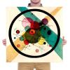 imageWieco Art Large Canvas Prints Wall Art Circles in a Circle 1923 by Wassily Kandinsky Classic Abstract Art Reproductions Canvas Wall Art for Living Room Home Decor Wall Decorations32L x 24W