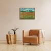 imageWieco Art Large Poppy Field June 1890 Canvas Print of Vincent Van Gogh Wall Art Paintings Reproduction Field Pictures Artwork for Wall Decor and Home Decorations17L x 13W