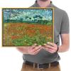 imageWieco Art Large Poppy Field June 1890 Canvas Print of Vincent Van Gogh Wall Art Paintings Reproduction Field Pictures Artwork for Wall Decor and Home Decorations17L x 13W