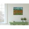 imageWieco Art Large Poppy Field June 1890 Canvas Print of Vincent Van Gogh Wall Art Paintings Reproduction Field Pictures Artwork for Wall Decor and Home Decorations24L x 20W