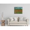 imageWieco Art Large Poppy Field June 1890 Canvas Print of Vincent Van Gogh Wall Art Paintings Reproduction Field Pictures Artwork for Wall Decor and Home Decorations24L x 20W