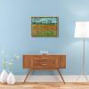 imageWieco Art Large Poppy Field June 1890 Canvas Print of Vincent Van Gogh Wall Art Paintings Reproduction Field Pictures Artwork for Wall Decor and Home Decorations17L x 13W