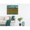 imageWieco Art Large Poppy Field June 1890 Canvas Print of Vincent Van Gogh Wall Art Paintings Reproduction Field Pictures Artwork for Wall Decor and Home Decorations24L x 20W