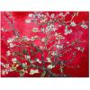 imageWieco Art Large Red Almond Blossom Tree Vincent Van Gogh Paintings Reproduction Canvas Prints Wall Art for Home Decor and Wall Decor Classical Flowers Pictures Artwork16L x 12W