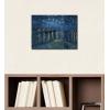 imageWieco Art Starry Night Over the Rhone by Van Gogh Classic Oil Paintings Reproduction Modern Seascape Giclee Canvas Prints Artwork on Canvas Wall Art Ready to Hang for Living Room Home Decorations16L x 12W