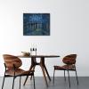 imageWieco Art Starry Night Over the Rhone by Van Gogh Classic Oil Paintings Reproduction Modern Seascape Giclee Canvas Prints Artwork on Canvas Wall Art Ready to Hang for Living Room Home Decorations24L x 20W