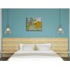 imageWieco Art The Bedroom at Arles Classic Canvas Prints Wall Art of Van Gogh Famous Oil Paintings Reproduction for Bathroom Home Office Decorations Modern Stretched and Framed Abstract24L x 20W