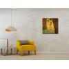 imageWieco Art The Kiss by Gustav Klimt Famous Oil Paintings Reproductions Gallery Wrapped Modern Giclee Canvas Prints Artwork Pictures on Canvas Wall Art for Living Room Bedroom Home Decorations 24x24Brown