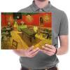 imageWieco Art The Night Cafe in the Place Lamartine in Arles Classic Canvas Prints Wall Art by Van Gogh Famous Abstract Oil Paintings Reproduction Artwork Picture for Kitchen Home Decoration16L x 12W