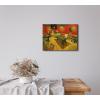 imageWieco Art The Night Cafe in the Place Lamartine in Arles Classic Canvas Prints Wall Art by Van Gogh Famous Abstract Oil Paintings Reproduction Artwork Picture for Kitchen Home Decoration16L x 12W