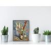 imageWieco Art Vase with Gladioli and China Asters by Van Gogh Famous Oil Paintings Reproduction Modern Floral Giclee Canvas Prints Artwork Abstract Flowers Pictures on Canvas Wall Art162L x 122W