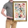 imageWieco Art Virtual Bundles Framed Wall Art by Henri Mattise Abstract Colorful Art Matisse Posters Canvas Prints for Wall and Home Office Decorations Bronze Gold Frame