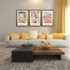 imageWieco Art Virtual Bundles Framed Wall Art by Henri Mattise Abstract Colorful Art Matisse Posters Canvas Prints for Wall and Home Office Decorations Bronze Gold Frame