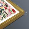imageWieco Art Virtual Bundles Framed Wall Art by Henri Mattise Abstract Colorful Art Matisse Posters Canvas Prints for Wall and Home Office Decorations Bronze Gold Frame