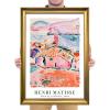 imageWieco Art Virtual Bundles Large Framed Wall Art by Henri Mattise Abstract Colorful Art Matisse Posters Canvas Prints for Wall and Home Office Decorations Bronze Gold Frame