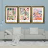 imageWieco Art Virtual Bundles Large Framed Wall Art by Henri Mattise Abstract Colorful Art Matisse Posters Canvas Prints for Wall and Home Office Decorations Bronze Gold Frame