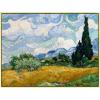 imageWieco Art Wheat Field with Cypresses by Van Gogh Famous Oil Paintings Reproduction Modern Landscape Canvas Prints Artwork Pictures on Canvas Wall Art for Home Office Decorations328L x 247W