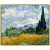 imageWieco Art Wheat Field with Cypresses by Van Gogh Famous Oil Paintings Reproduction Modern Landscape Canvas Prints Artwork Pictures on Canvas Wall Art for Home Office Decorations242L x 202W