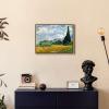 imageWieco Art Wheat Field with Cypresses by Van Gogh Famous Oil Paintings Reproduction Modern Landscape Canvas Prints Artwork Pictures on Canvas Wall Art for Home Office Decorations17L x 13W