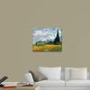 imageWieco Art Wheat Field with Cypresses by Van Gogh Famous Oil Paintings Reproduction Modern Landscape Canvas Prints Artwork Pictures on Canvas Wall Art for Home Office Decorations24L x 20W