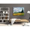 imageWieco Art Wheat Field with Cypresses by Van Gogh Famous Oil Paintings Reproduction Modern Landscape Canvas Prints Artwork Pictures on Canvas Wall Art for Home Office Decorations32L x 24W