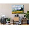 imageWieco Art Wheat Field with Cypresses by Van Gogh Famous Oil Paintings Reproduction Modern Landscape Canvas Prints Artwork Pictures on Canvas Wall Art for Home Office Decorations32L x 24W