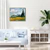 imageWieco Art Wheat Field with Cypresses by Van Gogh Famous Oil Paintings Reproduction Modern Landscape Canvas Prints Artwork Pictures on Canvas Wall Art for Home Office Decorations242L x 202W