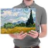 imageWieco Art Wheat Field with Cypresses by Van Gogh Famous Oil Paintings Reproduction Modern Landscape Canvas Prints Artwork Pictures on Canvas Wall Art for Home Office Decorations16L x 12W