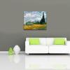 imageWieco Art Wheat Field with Cypresses by Van Gogh Famous Oil Paintings Reproduction Modern Landscape Canvas Prints Artwork Pictures on Canvas Wall Art for Home Office Decorations24L x 20W