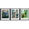imageWieco Art Framed Canvas Wall Art Set of 3 Henri Matisse Posters The Terrace StTropez The Window Moroccan Landscape Matisse Prints Posters for Home Decorations Black Frame FHM0103040X3BF29T
