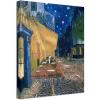 imageWieco Art Framed Wall Art Canvas Prints of Cafe Terrace at Night Canvas Prints Wall Art by Van Gogh Paintings Reproduction Abstract Artwork for Wall Decor Golden Frame16L x 12W