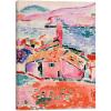 imageWieco Art Framed Wall Art View of Collioure 1905 by Henri Mattise Abstract Colorful Art Matisse Posters Canvas Prints for Wall and Home Office Decorations Bronze Gold FramePink3