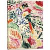 imageWieco Art Framed Wall Art View of Collioure 1905 by Henri Mattise Abstract Colorful Art Matisse Posters Canvas Prints for Wall and Home Office Decorations Bronze Gold FramePink2