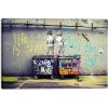 imageWieco Art Gallery Wrapped Canvas Prints Life is Short Chill the Duck Out Banksy Boys Artwork Reproduction Graffiti Poster Print on Canvas Wall Art for Bedroom Home Kitchen Decorations36L x 24W