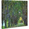 imageWieco Art Gold Framed Art Avenue in Schloss Kammer Park1912 by Gustav Klimt Famous Artwork Oil Paintings Reproduction for Living Room Home Office Decoration32L x 32W