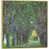 imageWieco Art Gold Framed Art Avenue in Schloss Kammer Park1912 by Gustav Klimt Famous Artwork Oil Paintings Reproduction for Living Room Home Office Decoration
