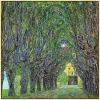 imageWieco Art Gold Framed Art Avenue in Schloss Kammer Park1912 by Gustav Klimt Famous Artwork Oil Paintings Reproduction for Living Room Home Office Decoration33L x 33W