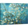 imageWieco Art Huge Gallery Wrapped Giclee Canvas Print by Classic Van Gogh Reproductions Almond Blossom Modern Canvas Wall Art Ready to Hang for Living Room Bedroom Home Office Decorations16L x 12W