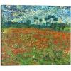 imageWieco Art Large Poppy Field June 1890 Canvas Print of Vincent Van Gogh Wall Art Paintings Reproduction Field Pictures Artwork for Wall Decor and Home Decorations24L x 20W