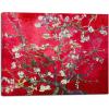 imageWieco Art Large Red Almond Blossom Tree Vincent Van Gogh Paintings Reproduction Canvas Prints Wall Art for Home Decor and Wall Decor Classical Flowers Pictures Artwork16L x 12W