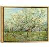 imageWieco Art The White Orchard by Van Gogh Famous Oil Paintings Reproduction Canvas Prints Wall Art Green Tree Picture for Bedroom Home Decorations Modern Stretched and Framed Giclee Artwork17L x 13W